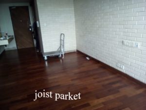 Setelah terpasang lantai kayu
